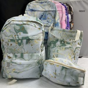 SET MOCHILA+LONCHERA+ESTUCHE C/DISEÑO 3/1