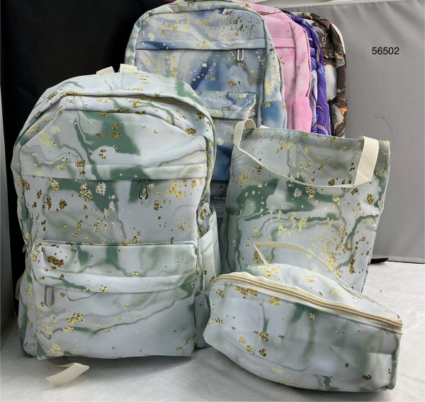 SET MOCHILA+LONCHERA+ESTUCHE C/DISEÑO 3/1