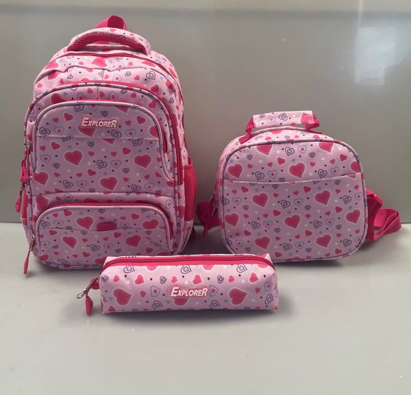 EXPL SET P/H MOCHILA 14" C/LONCHERA+ESTUCHE