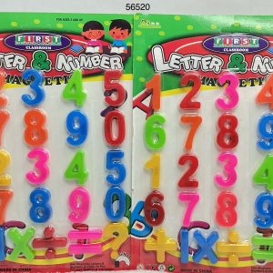 SET NUMERO/LETRAS MAGNETICAS 26/1 3.8CM