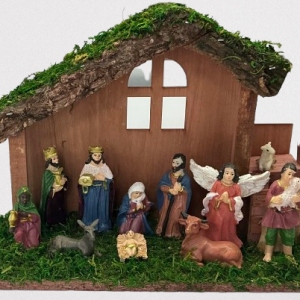 NACIMIENTO ADORNO DE NAVIDAD 25X18CM