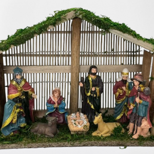 NACIMIENTO ADORNO DE NAVIDAD 30X19CM