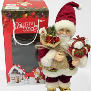 FIGURA SANTA C/MUSICA 30CM