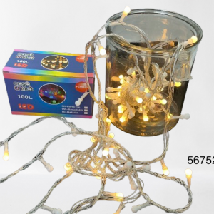 SET LUZ LED GDE NAVIDAD BLANCA CALIDA 100/1