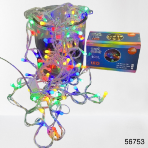 SET LUZ LED GDE NAVIDAD MULTICOLOR 100/1