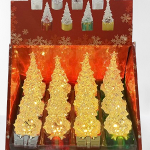 LAMPARA ARBOL NAVIDAD ACRILICO 11CM