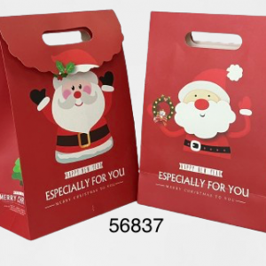 BOLSA P/REGALO NAVIDAD 19X9X27CM
