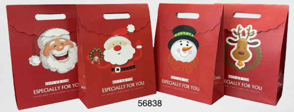BOLSA P/REGALO NAVIDAD 24X10.X32CM