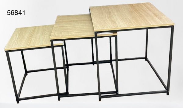 SET MESA MADERA 3/1 46/40/34CM