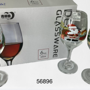 COPA DE CRISTAL C/DIS NAVIDAD 6.8X21.5CM
