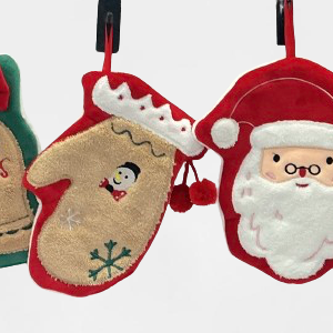 GUANTE P/COCINA NAVIDAD 24X16CM
