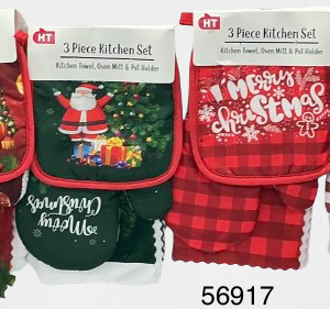 SET COCINA P/NAVIDAD 3/1