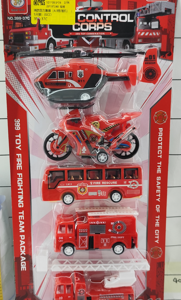 SET CARROS BOMBONERO 5/1 BLISTER