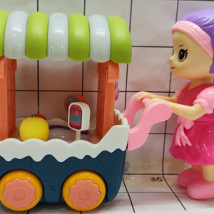 MUÑECA C/CARRITO FUNCIONES