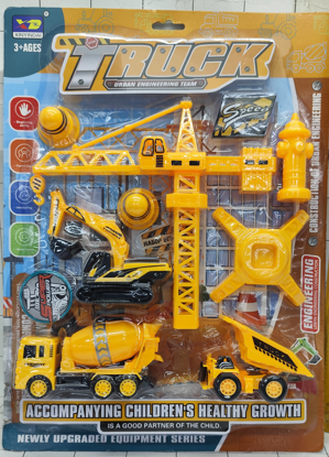 SET VEHICULOS CONSTRUCCION C/ACCESORIOS