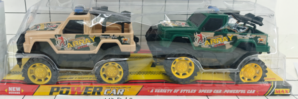 SET CARRO MILITAR FRICCION 2/1