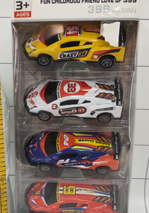 SET CARRO DEPORTIVO 4/1