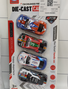 SET CARRO DEPORTIVO 4/1