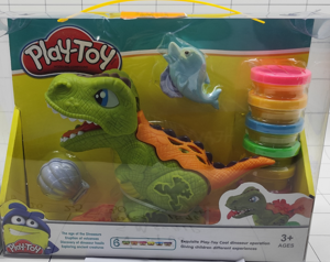 DINOSAURIO C/ACCESORIOS ARTE