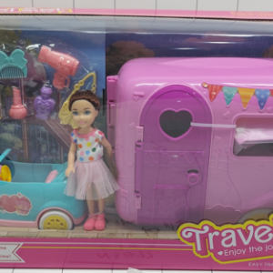 SET MUÑECA C/VEHICULOS CAJA