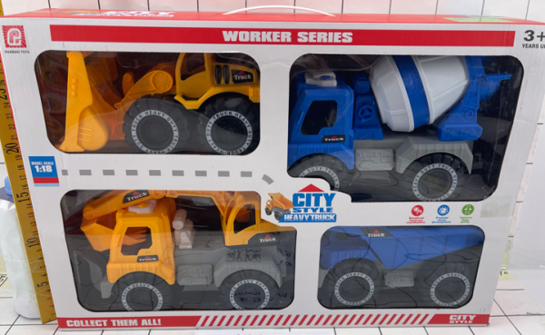 SET CAMION CONSTRUCCION 4/1 CAJA