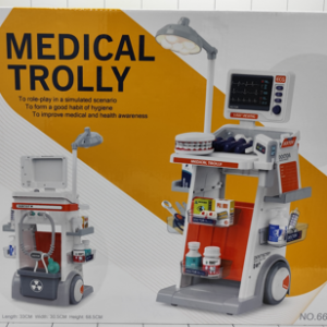 SET TROLLEY MEDICO C/FUNCIONES CAJA