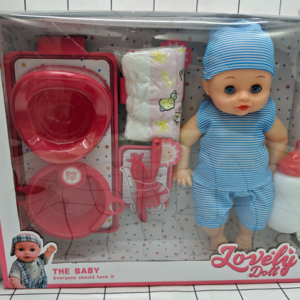 SET MUÑECA 12" C/ACCESORIOS