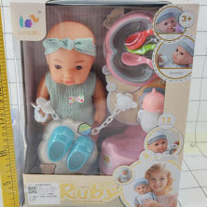 MUÑECA 12" C/ACCESORIOS