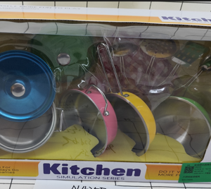 SET COCINA ACERO INOX COLORES