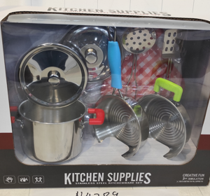SET COCINA ACERO INOX CAJA