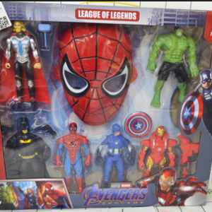 SET FIGURA SUPERHEROE C/ACCESORIOS