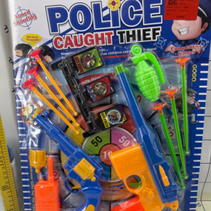 PISTOLA POLICIA C/ACCESORIOS BLISTER