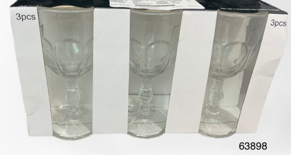 ENESTILO SET COPA CRIST 9X16.5CM 3/1 CLEAR