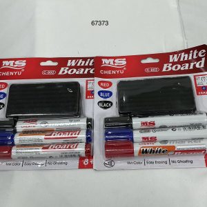 SET MARCADOR C/BORRADOR PIZARRA 4/1