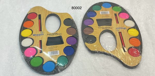 VNEEDS SET ACUARELA C/PINCEL 23.7X15CM 12/1