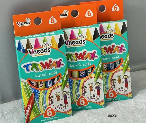 VNEEDS SET CRAYON 0.7X8.7CM 24/1