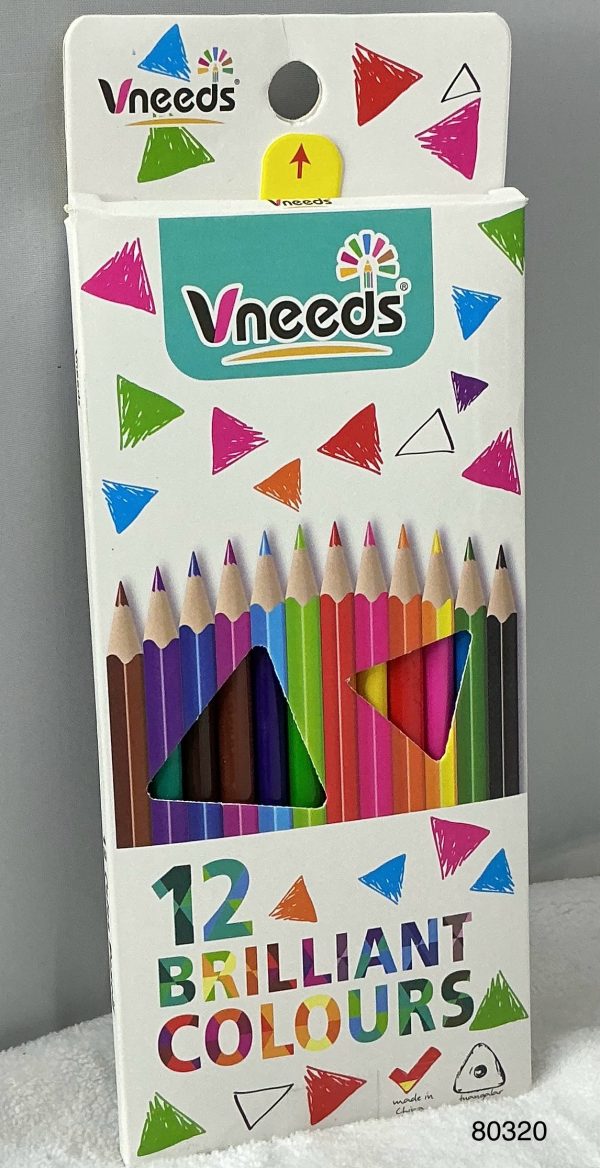 VNEEDS SET LAPIZ DE COLOR 7" 12/1