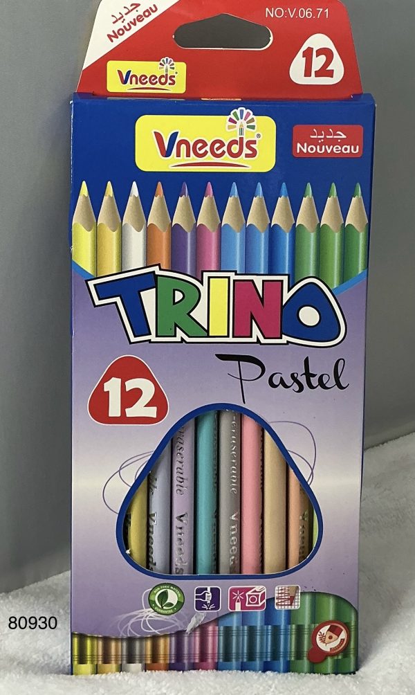 VNEEDS SET LAPIZ DE COLORES MACAROON 7" 12/1