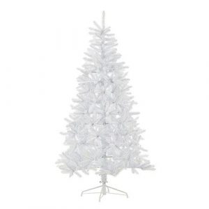 ARBOL P/NAVIDAD BLANCO 6PIES