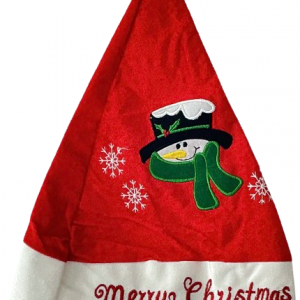 GORRO SANTA C/DISEÑO 30X40CM