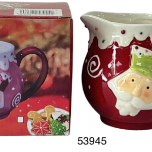 CREMERA CERAMICA P/NAVIDAD 8X9.5CM