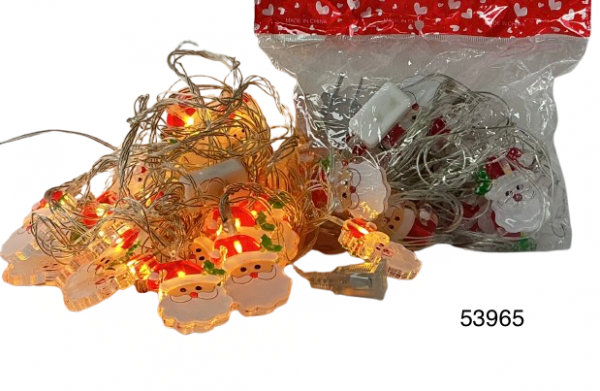 SET LUZ LED NAVIDAD 20/1 400CM C/DISEÑO