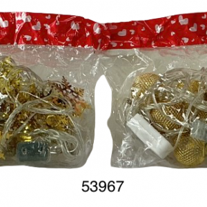 SET LUZ LED NAVIDAD 10/1 200CM DORADO