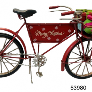 BICICLETA ADORNO DE NAVIDAD 31X20CM