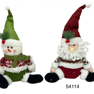 MUÑECO SANTA/HOMBRENIEVE 40CM