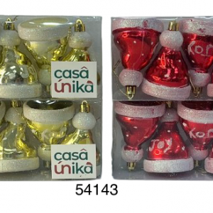 SET GORRO COLGANTE P/ARBOL 6/1 9X24.5CM