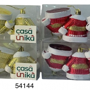SET GORRO COLGANTE P/ARBOL 4/1 8.5X23.5CM