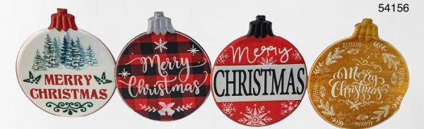 ADORNO DE  METAL NAVIDAD DECORATIVA 21.5CM