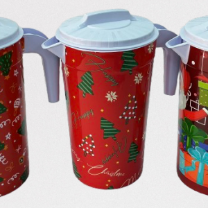 JARRA PLASTICA DE NAVIDAD 13.5X22CM 200ml
