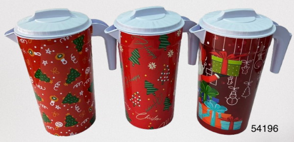 JARRA PLASTICA DE NAVIDAD 13.5X22CM 200ml